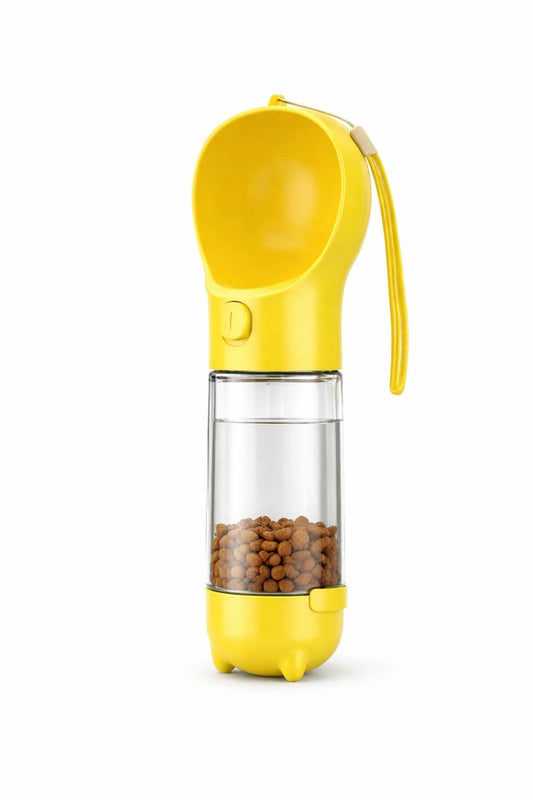 2-in-1 Portable Dog Water & Food Bottle